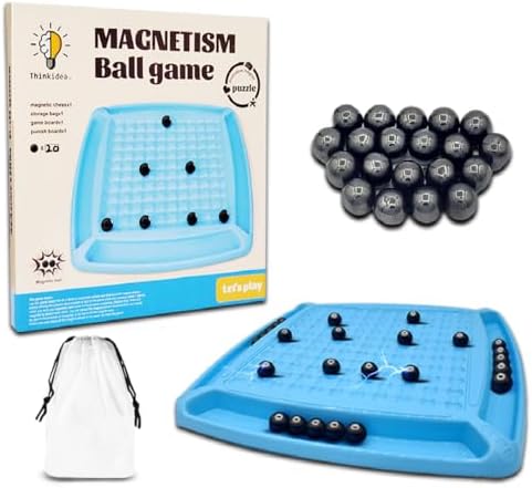 MagnaStack Magnetic Strategy Game - Portable Travel Board Game fo...