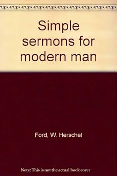 Hardcover Simple sermons for modern man Book