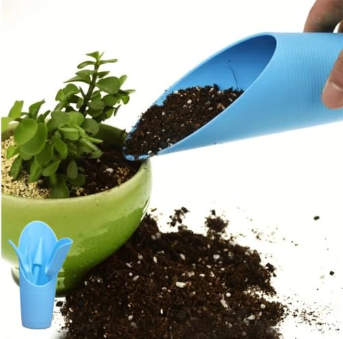 Set de 4 piezas herramientas plásticas para jardinería miniatura 1