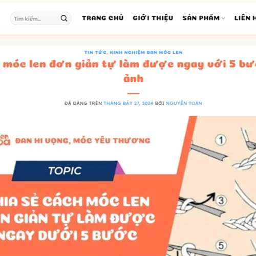 C&aacute;ch m&oacute;c len cơ bản cho người mới bắt đầu học