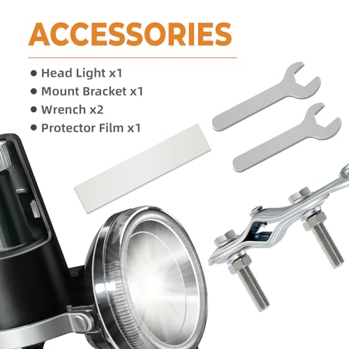Bike Front Light 200 Lumens Dynamo