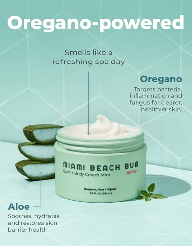 Image of Miami Beach Bum - Bum & Body Cream, Daily Moisturizer, 6.7oz