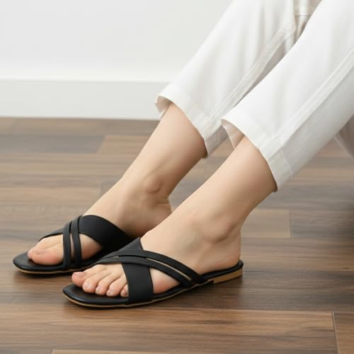 Image of IndieStide Heel Casual Flip Flops Slippers For Girls Women, Comfortable cushioned Chappals