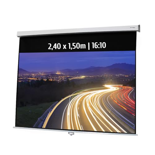Ecran de Projection Manuel 2,40 x 1,50m - Format 16:10