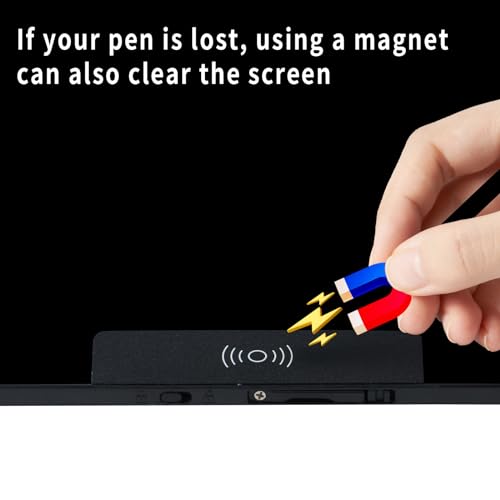 Image of LCD Writing Tablet 14.3in, Bezel-Free, Ultra-Slim 0.75lb for Notes Drawing | Ultra-Slim 0.2in & Lightweight 0.75lb: Thinner than a smartphone, lighter than a notebook. One-hand hold, fits any bag.
