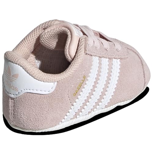 Adidas Originals Gazelle Crib - Girls' Toddler (JI2045, Icey Pink/White/White)3
