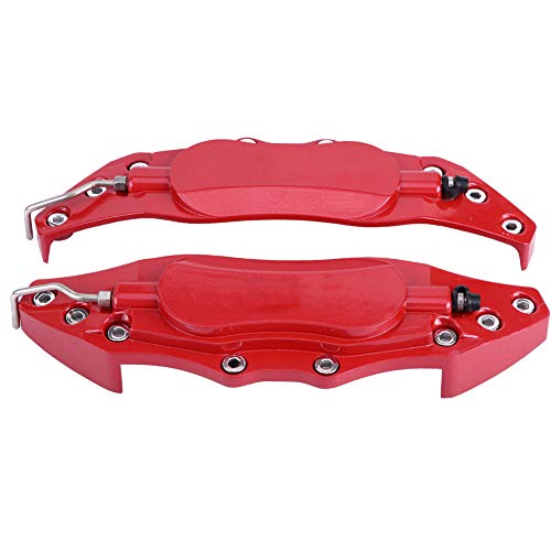 Couvercle d'étrier de frein en aluminium durable avec finition premium rouge