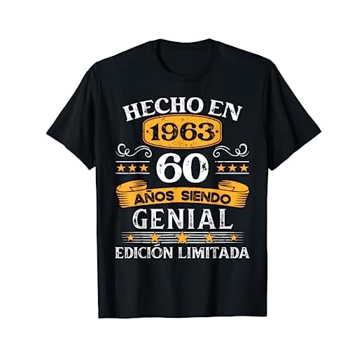60 Años Cumpleaños Regalo Hombre Hecho En 1963 Hecho En 1963 Camiseta