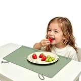 PurixDelyt Platzdeckchen Abwaschbar Kinder mit Rand über der Tischkante