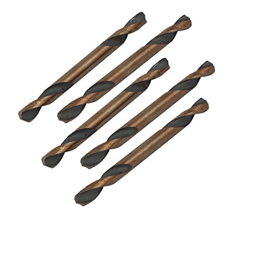 Aexit 2-ostrzowe wiertła kręte HSS o średnicy 4 mm i długości 53 mm 5 szt(Forets hélicoïdaux doubles à bouts de 4 mm de diamètre, 53 mm de longueur HSS, 5 pièces