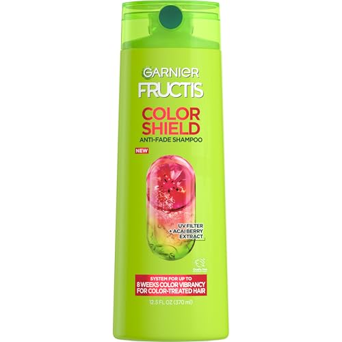Garnier Fructis Color Shield Shampoo, Fortifying Shampoo for Color Treated Hair, Works on All Types...