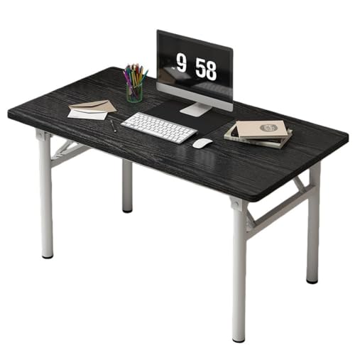 Nihig�܂肽���݃e�[�u�� �ؖڒ� �f�X�N ��80/100/120�p �i�`�������J���[ �g���s�v ��Ɗ� �w�K�� �R���p�N�g���[ �p�\�R���f�X�N �y�� �ȃX�y�[�X ��l��炵 �܂��݃e�[�u�� (80x50x75cm,�u���b�N-�P�w)