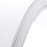 10 Pack Glitter Foam Sheets Craft 8 x 12 inch, Sparkles Foam Paper for Art Crafts Projects, Classrooms Scrapbook Gift DIY Cutters Card Party Decoration (White)