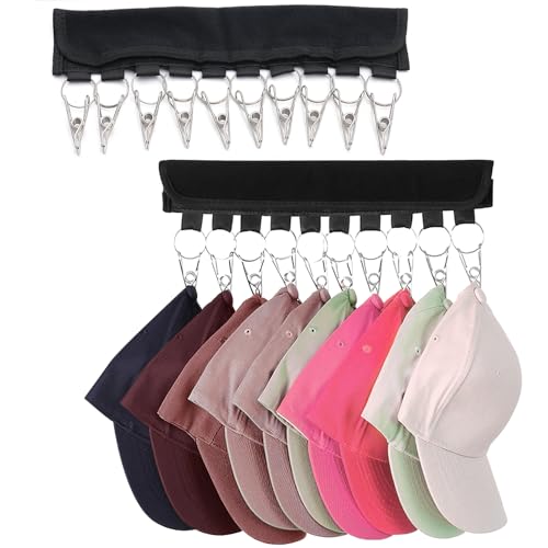 3 Stück Magnetische Hut-Clips Aus Leder - Sechseckige Aufbewahrung Für Hüte & Accessoires | Praktischer Organizer Für Taschen & Kleidung