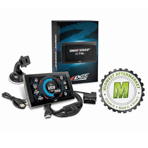 Edge Insight CTS3 Digital Gauge Compatible 1996 & Up OBD-II Vehicles. 84130-3 - Includes Midwest Aftermarket Decal