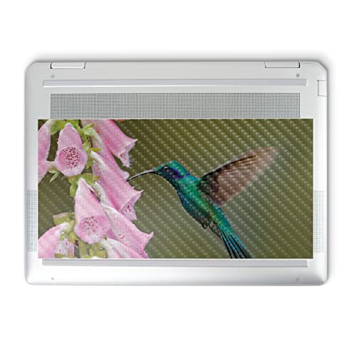 Image of MightySkins Carbon Fiber Skin Compatible with HP Spectre x360 14 inch (2022) Full Wrap Kit - Hummingbird | Protective, Durable Textured Carbon Fiber Finish | Easy to Apply | Made in The USA