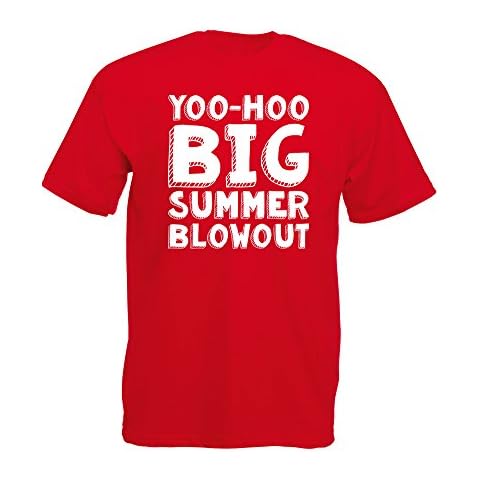 Yoo-Hoo Big Summer Blowout, Men's Printed T-Shirt - Red/White XL Cover