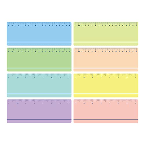 8 tiras auxiliares de lectura, reglas de seguimiento de colores para enfoque, aula y uso doméstico, ayuda visual suave para libros, textos y tareas