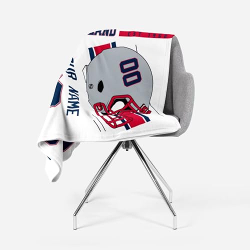 Image of New England Throw Blanket Custom Name and Number Personalized Gifts for Men and Women