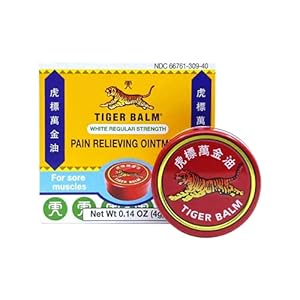 Tiger Balm Pain Relieving White Regular Strength, 4g – Travel Size