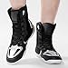 UKUBOXBAG Men's Boxing Fitness Shoes Lightweight Wrestling Fighting Footwear Breathable Fashion Powerlifting Sports Trainer,Black,6.5