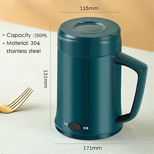 Bouilloire électrique portable acier inoxydable vert avec arrêt automatique eau chaude - 5