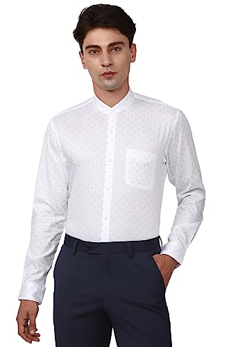 Image of Peter England Men Cotton Slim Fit Shirt