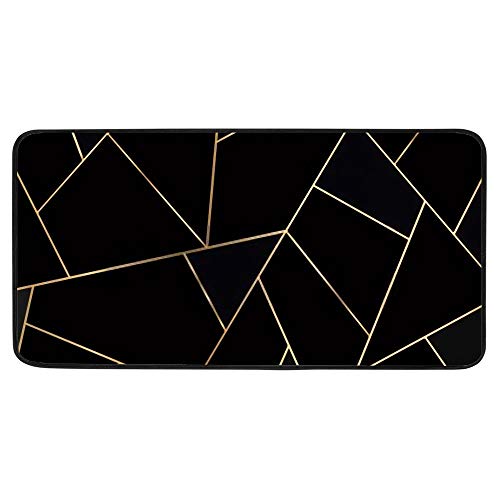 Tapis de cuisine 39x20 antidérapant marbre multicolore