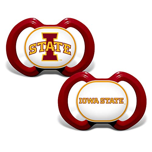 BabyFanatic Pacifier 2-Pack - NCAA Iowa State Cyclones - Officially Licensed League Gear