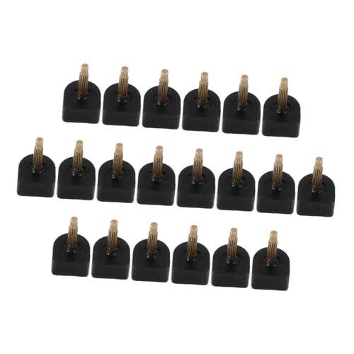 COLLBATH 10pairs High Heel Shoe Studs Heel Tips for Repairing Replacement Tips Non-Slip for Women Shoes