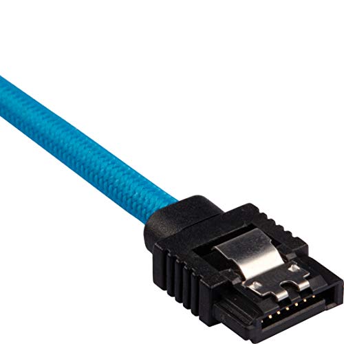 Corsair Câble SATA gainé Premium - SATA 6Gbps 60 cm, Noir