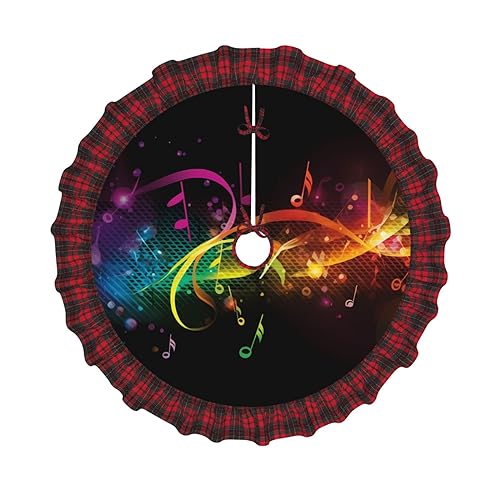 Tapis de sapin de Noël rustique de 122 cm lavable et imperméable - 3