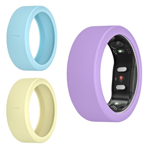 MAKCPOIMER �����O�J�o�[ 3/6�p�b�N RingConn Gen 2 Air�p �L�k���V���R�������O�v���e�N�^�[ RingConn Gen 2/1�p ���[�N�A�E�g�A�N�Z�T���[ �����Y ���f�B�[�X (3P-�N���[���z���C�g+�X�J�C�u���[+�o�C�I���b