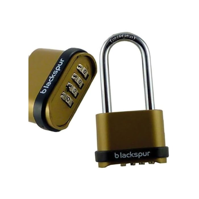 Buy 4 Digit Combination Padlock Heavy Duty, Anti Rust and Weather