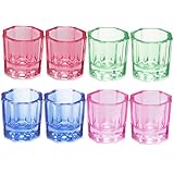 Gobelet de manucure - récipient durable, rechargeable, en cristal pour liquide et , ce gobelet est pour produits de nail art, plats à ongles