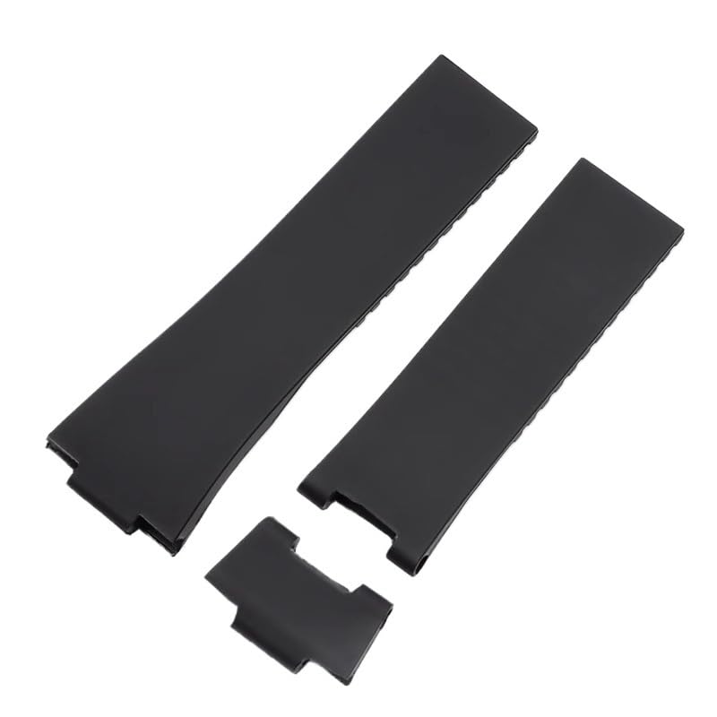 Bracelet montre caoutchouc noir pour navigation et observation marine