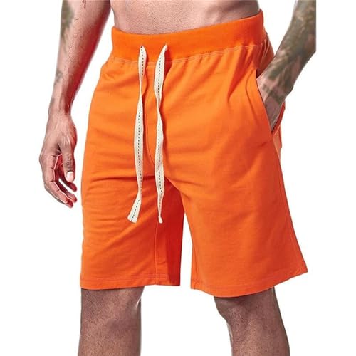 Pantalones cortos deportivos de algodón para hombre miniatura 2