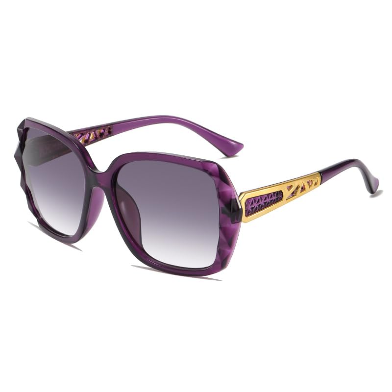 Womens sunglasses large frame sunscreen sunglasses decorations