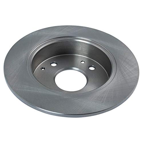 Image of TRQ Rear Brake Pad and Rotor Set Ceramic Rotors Wheel Hub Bearing Assembly Compatible with 1998-2002 Honda Accord