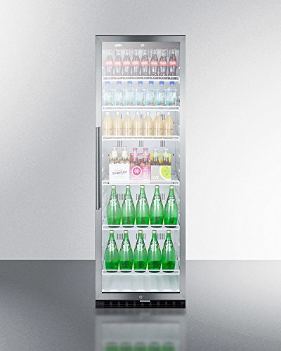 Summit Scr1400W Beverage Refrigeration, Glass/White #TOP1