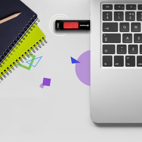 Image of Transcend JetFlash 760 128GB 3.1 Gen 1(USB 5Gbps) Flash Drive, Pen Drive, LED Data Transfer Indicator, 5-Year Limited Warranty, Black (TS128GJF760)