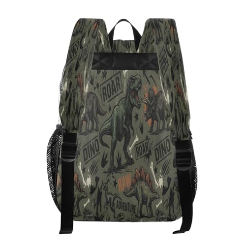 Mochila transparente de dinosaurio resistente para evitar pérdidas de tiempo en controles 3