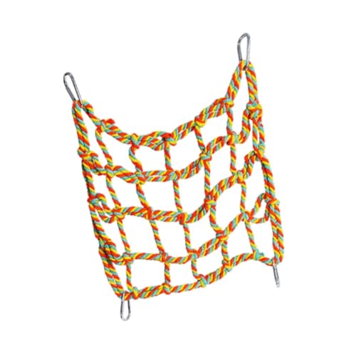 Generic Parrot Salbing Netting Toy de rede Instale facilmente acessórios de gaiola de hammock para p