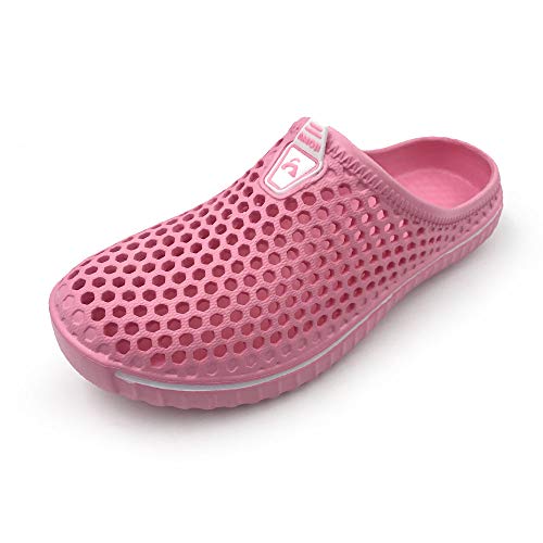 Amoji Garden Clogs Shoes Garden Shoes Shower Slippers Sandals Yard Gardening Beach Water Plastic Rubber Comfortable Crock House Indoor Summer Adult Female Male AM1702 Pink Size 7 Wome/5 Men Amoji Garden Clogs Shoes Garden Shoes Shower Slippers Sandals Yard Gardening Beach Water Plastic Rubber Comfortable Crock House Indoor Summer Adult Female Male AM1702 Pink Size 7 Wome/5 Men
