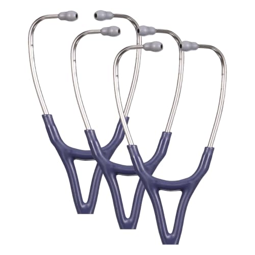 Image of 3M Littmann Cardiology IV Diagnostic Stethoscope, 6187C, More Than 2X as Loud, Weighs Less, 27 inch Midnight Blue Satin-Finish Tube for Added Comfort, Flexibility and Cleanability (Pack of 3)