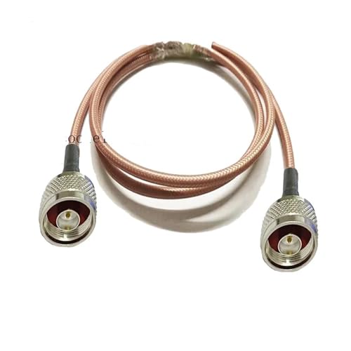 Câble coaxial N-mâle RG142 50 ohms 5m anti-interférence pour liaison réseau stable