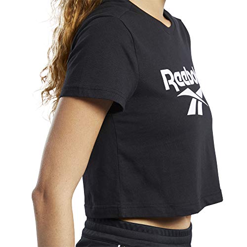 Image of Reebok Women's Solid Regular Fit Sports T-Shirt