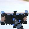 AEE® Motorcycle Phone Holder & Bike Phone Holder 360° Rotary Adjustable Apparatus –Scooter And Baby Stroller Compatible, Anti-Slip and Safe ABS Plastic Material