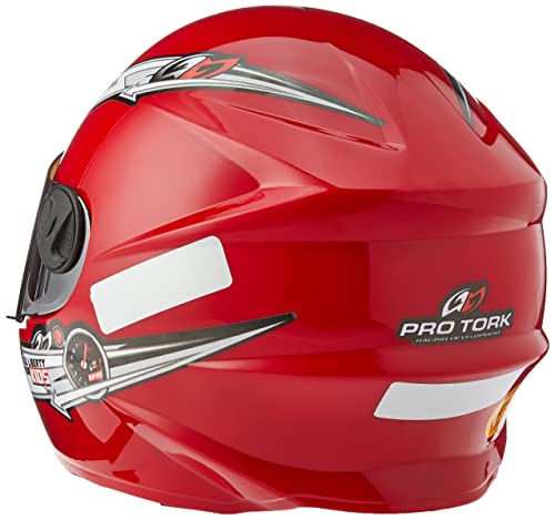 Pro Tork Liberty Four, Capacete Meninas e Meninos, Vermelho (Red), 54
