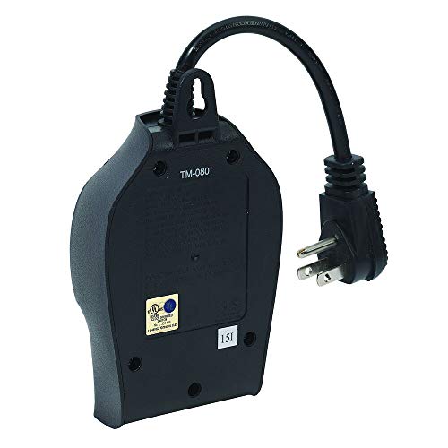 Intermatic Hb35K Outdoor Timer, 2 Outlet, Black #TOP1